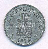 Német Államok / Szászország-Albertine 1856F 2gr (20pf) Ag "II. Frigyes Ágost" T:2 German S...