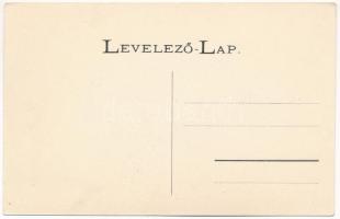 1906 Kovászna, Covasna; Fő tér, Pokolsár fürdő / main square, spa, bath (EK)