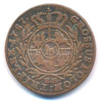 Lengyel-Litván Nemzetközösség 1787EB 3gr Cu "II. Szaniszló Ágost" T:3 patina
Polish-Lithu...