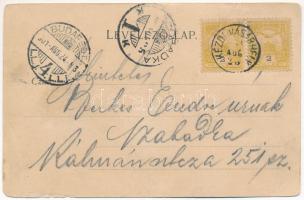 1901 Kovászna, Covasna; Pokolsár-fürdő, Horgász-forrás, Sétatér. Bogdan Ferenc fényképész / spa, bat...