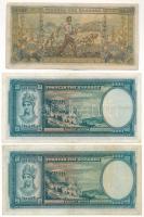 Görögország 1939. 1000Dr (2x) + 1942. 5000Dr T:F
Greece 1939. 1000 Drachmai (2x) + 1942. 5000 Drach...