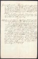 1858 Laboratóriumi dolgokkal kapcsolatos német nyelvű okmány