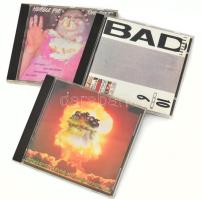 3 db rockzene CD: Jefferson Airplane - Crown of Creation; Bad Company - 10 From 6; Humble Pie - The Best. Jó állapotban.