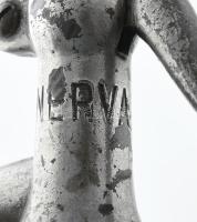 Kék antik szódás / szikvizes üveg. Minerva szikvízgyár Kispest 31 cm