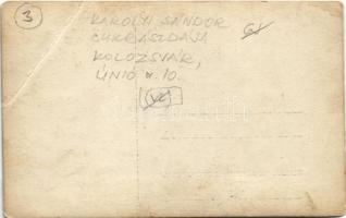 Kolozsvár, Cluj; Károlyi Sándor cukrászdája, belső. Unió utca 10. / confectionery, interior. photo (...