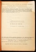 1935 Margaret Kennedy (1896-1967) angol írónő 1934-ben megjelent, "Ne hagyj el soha" (Escape Me Never) c. darabjának német nyelvű, gépelt fordítása. Wien-Berlin, Verlag Max Pfeffer, 111 p. Eredeti papírkötésben. / 1935 German translation of Margaret Kennedy English novelist and playwright's play 'Escape Me Never' (1934). In original binding.