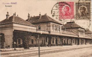 Versec, Vrsac; vasútállomás / railway-station (fl)