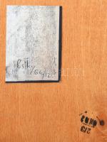 Csiky Tibor (1932-1989): Hullámok. bronz, jelzett életműszám 64/12. jelzett a hátoldalon. Fára appli...