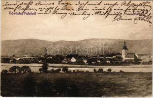 1923 Puhó, Púchov; látkép / general view (EK)