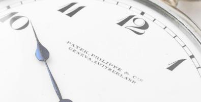 Patek Philippe zsebóra, XX. sz. eleje. Másodpercmutatós, szép számlappal, fém tokkal. Működő, jó áll...