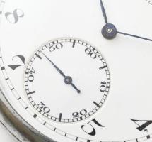 Patek Philippe zsebóra, XX. sz. eleje. Másodpercmutatós, szép számlappal, fém tokkal. Működő, jó áll...