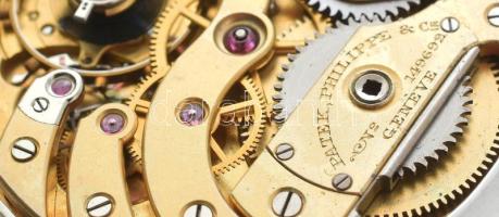 Patek Philippe zsebóra, XX. sz. eleje. Másodpercmutatós, szép számlappal, fém tokkal. Működő, jó áll...