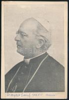 Gróf székhelyi Majláth Gusztáv Károly (1864-1940) erdélyi püspök aláírása levelezőlapon