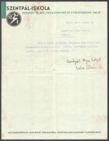 1930-1931 Szentpál-Iskola mozgásművészeti szemináriumi (tanárképző) 1. éves bizonyítványa (1931) és ...