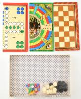 Spiele több táblás társasjáték, kopott dobozában