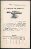 cca 1900 Framag, Abteilung der Eisenwerke, Gaggenau, Aktiengesellschaft / Vasipari gépek (szalagfűré...