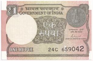 India 2017. 1R (58x) sorszámkövetők kötegelővel T:UNC,AU India 2017. 1 Rupee (58x) consecutive serialswith currency strap C:UNC,AU Krause P#117