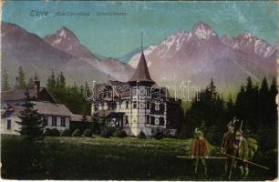 1911 Alsótátrafüred, Unter-Schmecks, Dolny Smokovec (Magas-Tátra, Vysoké Tatry); látkép. Jurányi és Társa kiadása / general view (EB)