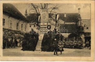 1916 Varasd, Warasdin, Varazdin; Svjetski Rat 1915 / Első világháborús emlékmű felavatása / inauguration of the WWI K.u.K. military monument (r)