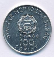 1980. 100Ft Ni "Szovjet-magyar közös űrrepülés" T:AU ph. Adamo EM61