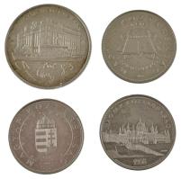 1993. 200Ft "MNB" Ag + 2004-2007. 50Ft Cu-Ni (3xklf emlékkiadás) T:AU,XF