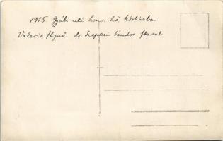 1915 Budapest IX. Gyáli úti honvéd helyőrségi kórház, Valeria főhercegnő dr. Szepesi Sándorral / WWI...