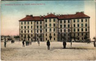 1912 Praha, Prague, Prag; Infanterie-Kaserne in Prag-Wrschowitz / K.u.K. military infantry barracks in Vrsovice (EK)