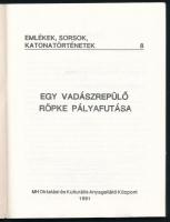 2 db katonai repülés témájú füzet: Krascsenics Lajos: Egy vadászrepülő röpke pályafutása. Emlékek, s...
