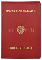 1982. 2f-10Ft (9xklf) forgalmi sor, "Magyar Népköztársaság - forgalmi érméi" feliratú bord...