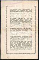 cca 1890 Nádas Ilona dalénekesnő keményhátú portréja, 17×11 cm + róla szóló prospektus, hajtott