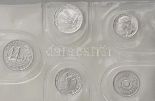 1986. 2f-20Ft (10xklf) forgalmi sor, "Magyar Népköztársaság - forgalmi érméi" feliratú kir...