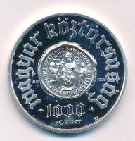 1995. 1000Ft Ag "Pannonhalma 996-1996" kapszulában T:PP Adamo EM140