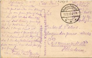 1917 Odobesti, Odobest; WWI street view, German soldiers. photo (EK)