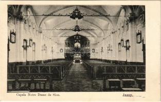 Iasi, Jasi, Jassy, Jászvásár; Capela Notre Dame de Sion / chapel, interior