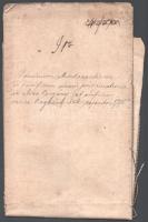 1795 Csanád vármegye határozata a Mindszenti uradalom Porgány-ér és Bogdány-fok halászati joga ügyéb...