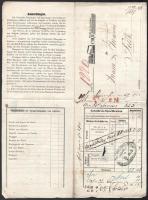 1853 Wien, Ausschl. Pr. Kaiser-Ferdinands-Nordbahn vasúti fuvarlevél