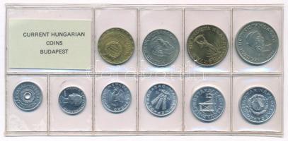 1985. 2f-20Ft (10xklf) érmés forgalmi sor fóliatokban T:UNC Adamo FO18