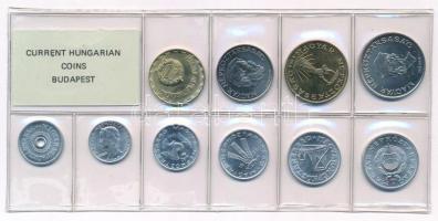 1986. 2f-20Ft (10xklf) érmés forgalmi sor fóliatokban T:UNC Adamo FO19