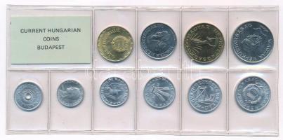 1988. 2f-20Ft (10xklf) érmés forgalmi sor fóliatokban T:UNC Adamo FO21