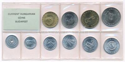 1989. 2f-20Ft (10xklf) érmés forgalmi sor fóliatokban T:UNC Adamo FO22