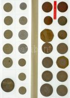 27db-os vegyes jordán és mongol érmetétel T:vegyes 27pcs of mixed jordanian and mongol coin lot C:mixed