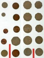 20db-os vegyes jordán, svéd és iraki érmetétel T:vegyes
20pcs of mixed jordanian, swedish and iraqi...