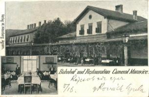 Cameral-Moravice Railway-station with restaurant