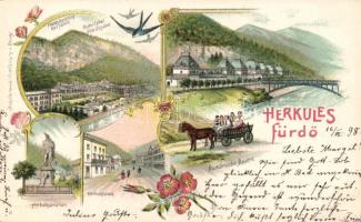1898 Herkulesfürdő Litho