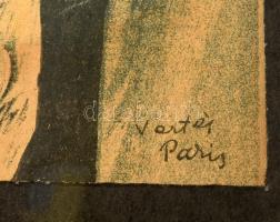 Wien, sterbende Märchenstadt, kottaborító Vértes Marcell (1895-1961) illuztrációjával, litográfia, p...