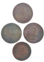 1800B 3kr Cu "I. Ferenc" + 1800A 6kr Cu "I. Ferenc" + 1800B 6kr Cu "I. Fere...