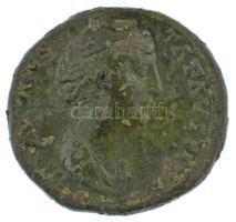 Római Birodalom / Róma / I. Faustina 141. Sestertius bronz (26,82g) T:XF,VF patina Roman Empire / Rome / Faustina I 141. Sestertius bronze DIVA AVGVS-TA FAVSTINA / PIET[AS AV]G S-C (26,82g) C:XF,VF patina RIC III 1146