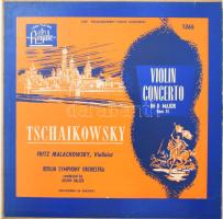 Tschaikowsky violin concerto Fritz Malachowsky, Berlin Symhony orchestra conducted by Joseph Blaser. LP 1952 VG/G +