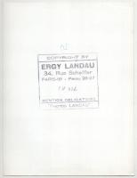 Ergy Landau (1896-1967) magyar származású francia fotográfus 5 db kínai útján készült pecséttel jelz...