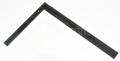 Derékszög vonalzó, festett réz, 40x60 cm